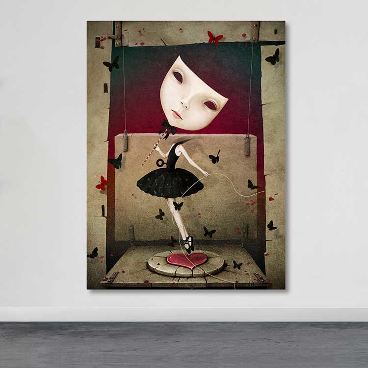 Dev Boyut Kanvas Tablo 100cm x 140cm