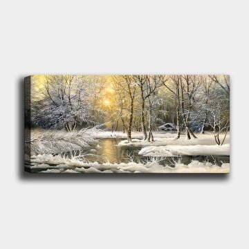 Yatay Kanvas Tablo 30cm x 90cm