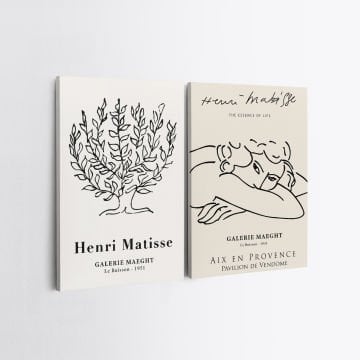 2 Parçalı Kanvas Tablo