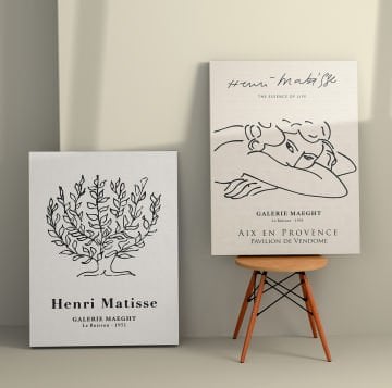 2 Parçalı Kanvas Tablo