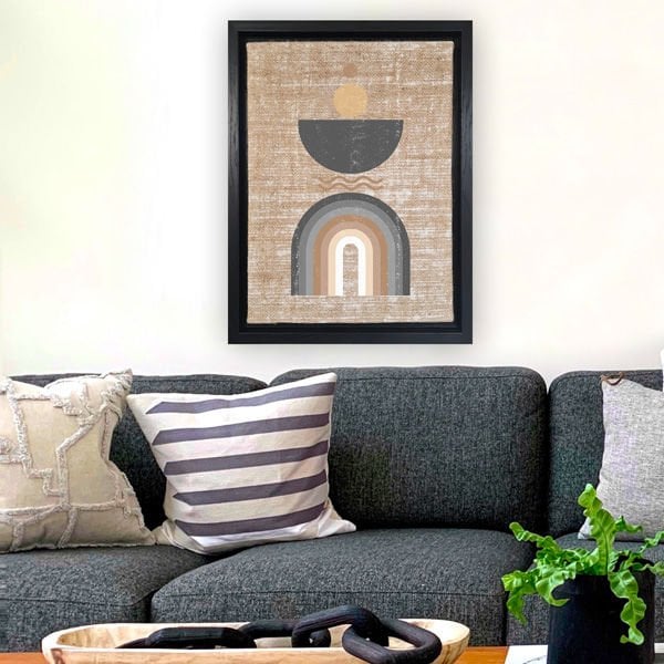 Siyah L Çerçeveli Tablo