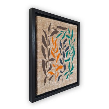 Siyah L Çerçeveli Tablo 66cm x 96cm