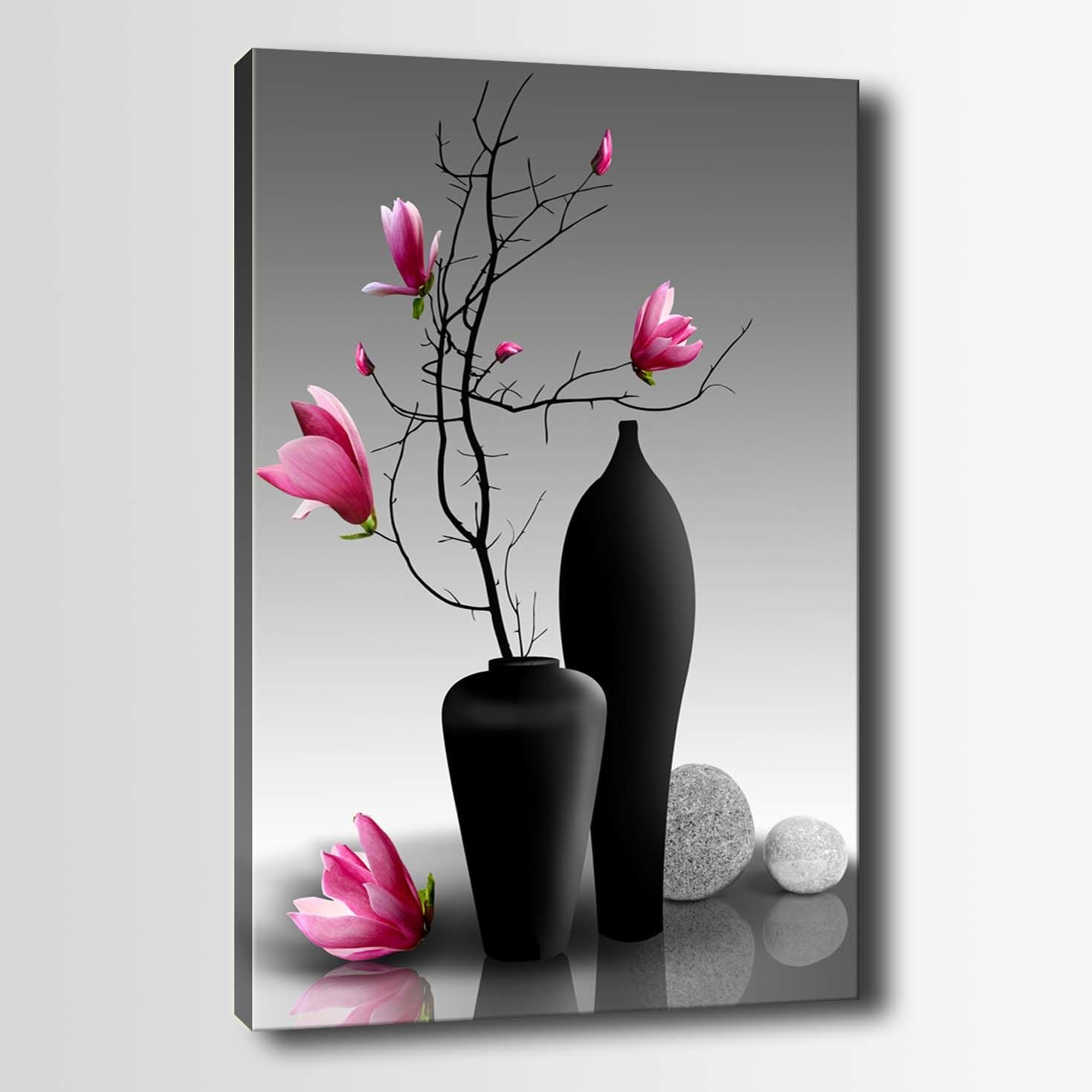 Çiçek Kanvas Tablo 100cm x 140cm
