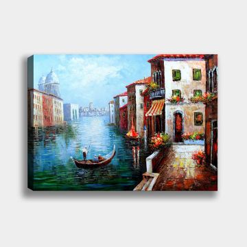 Venedik Manzara Kanvas Tablo 30cm x 40cm