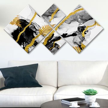 4 Parçalı Mdf Tablo 40cm x 40cm