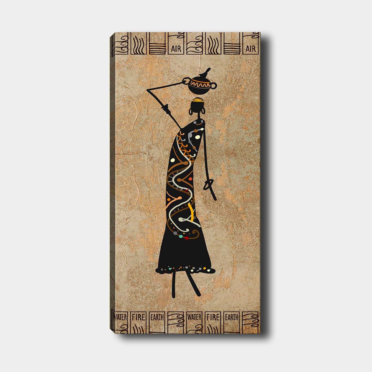 Dikey Kanvas Tablo 40cm x 100cm