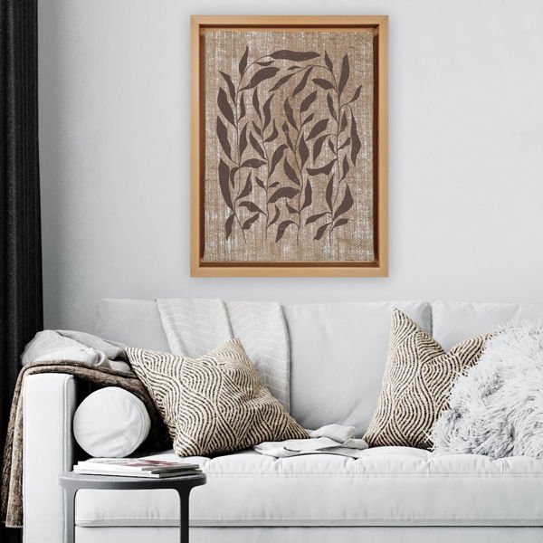 Naturel L Çerçeveli Tablo 96cm x 136cm