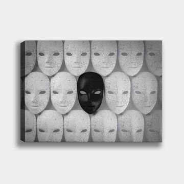 Maskeler Kanvas Tablo 100cm x 140cm