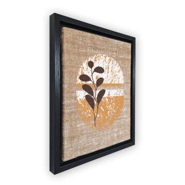 Siyah L Çerçeveli Tablo