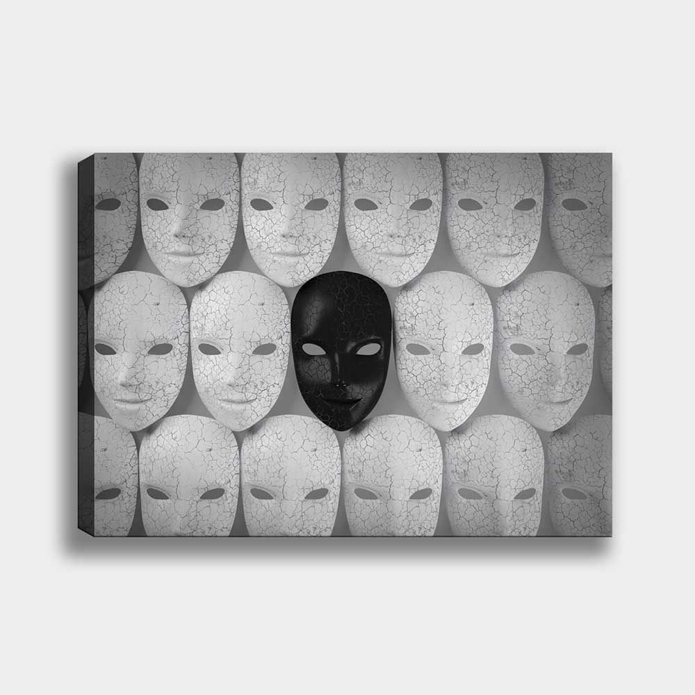 Maskeler Kanvas Tablo 140cm x 200cm