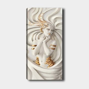 Dikey Kanvas Tablo 60cm x140cm