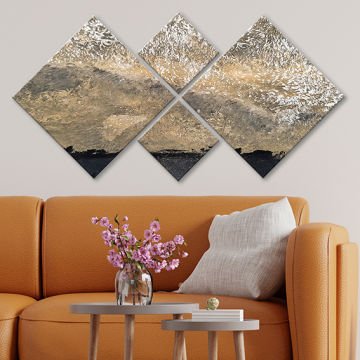 4 Parçalı Mdf Tablo 40cm x 40cm