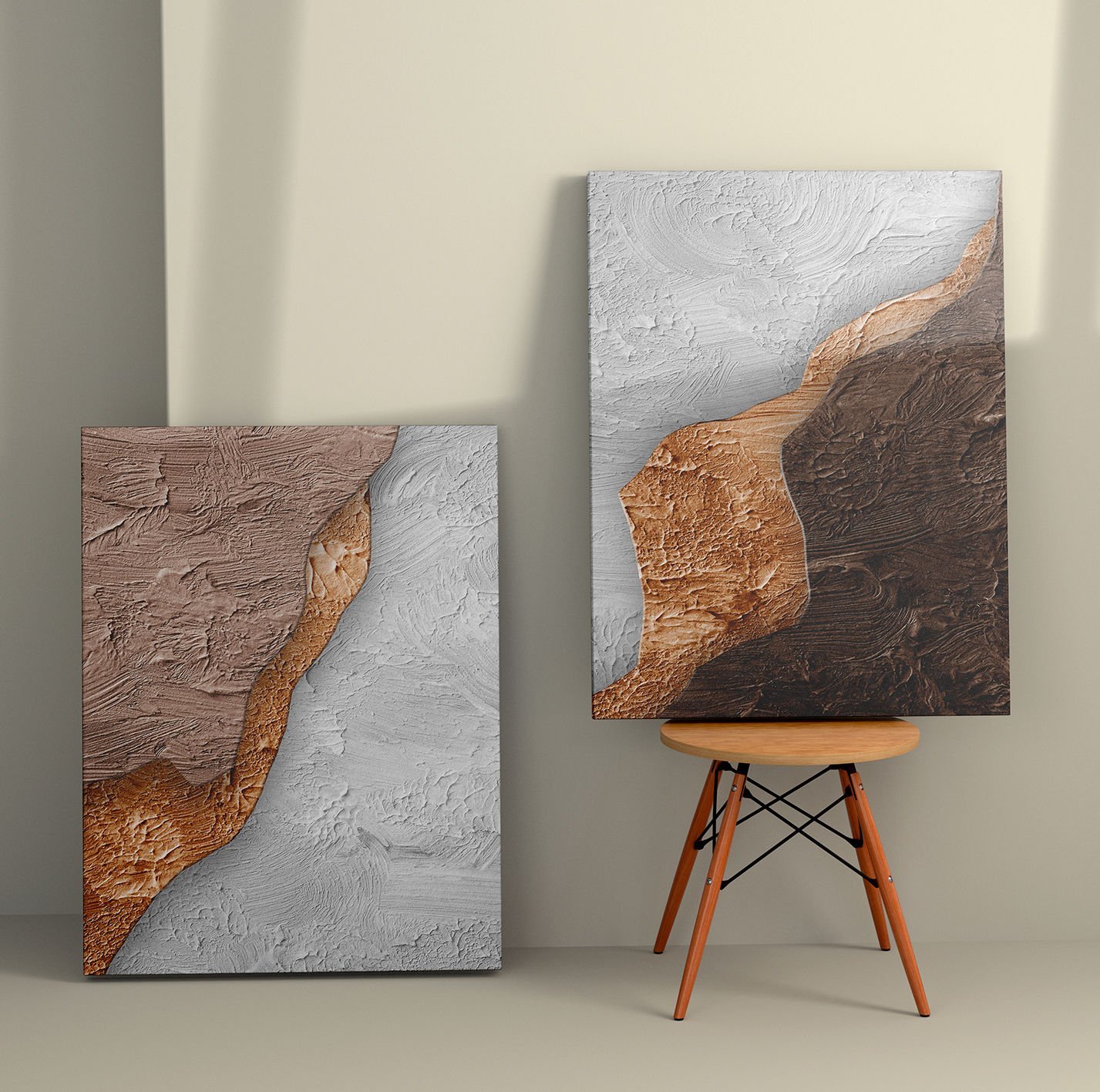 2 Parçalı Kanvas Tablo