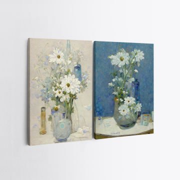 2 Parçalı Kanvas Tablo