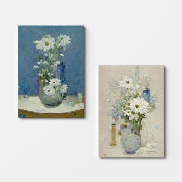 2 Parçalı Kanvas Tablo