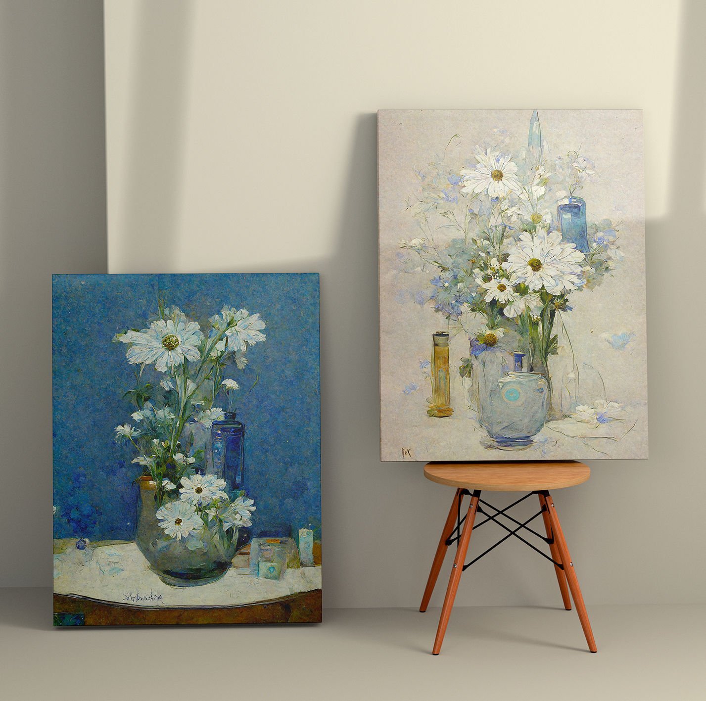 2 Parçalı Kanvas Tablo