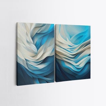2 Parçalı Kanvas Tablo