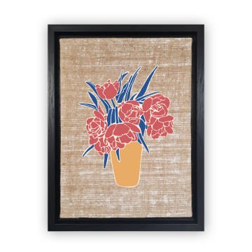 Siyah L Çerçeveli Tablo