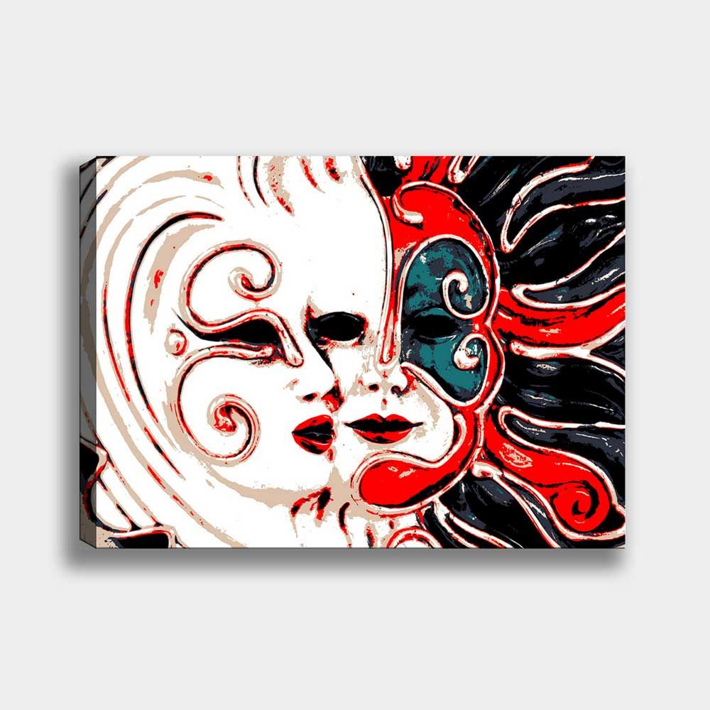 Maskeler Kanvas Tablo 140cm x 200cm