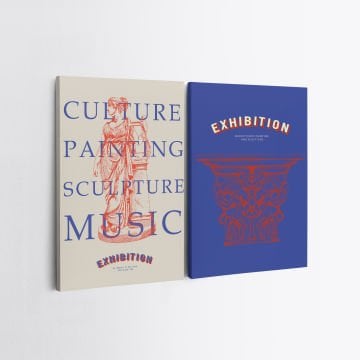 2 Parçalı Kanvas Tablo