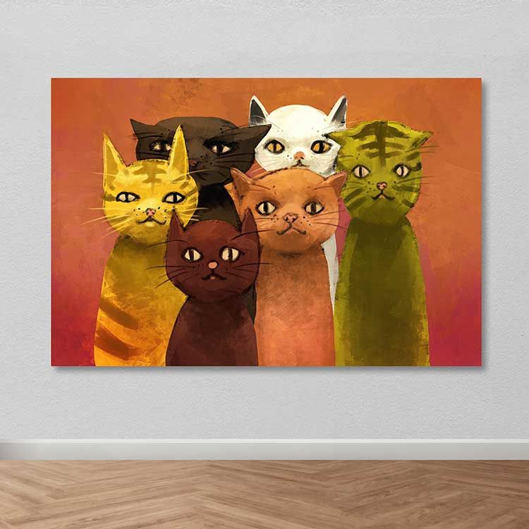 Dev Boyut Kanvas Tablo