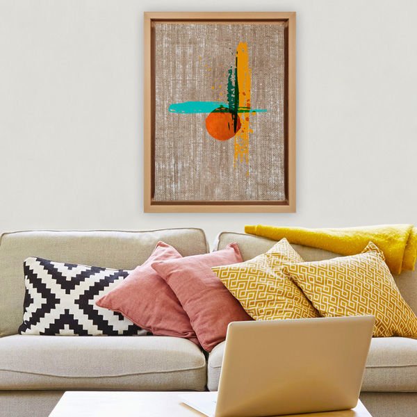 Naturel L Çerçeveli Tablo 46cm x 66cm