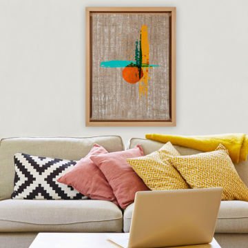 Naturel L Çerçeveli Tablo 46cm x 66cm