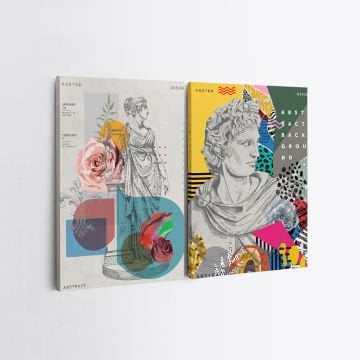 2 Parçalı Kanvas Tablo