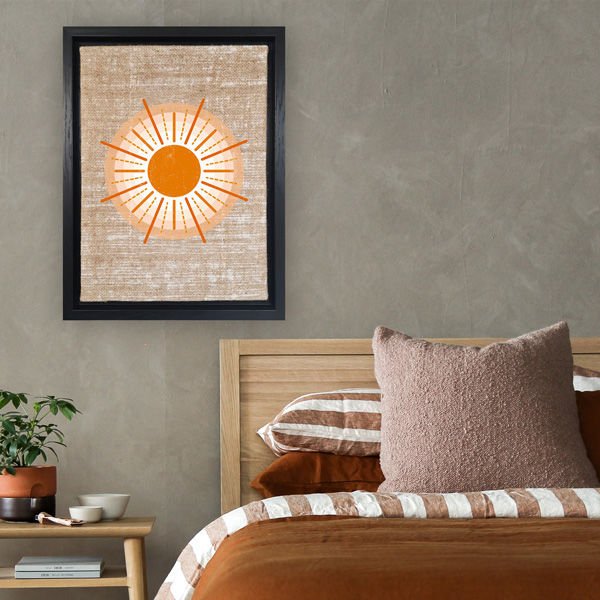 Siyah L Çerçeveli Tablo