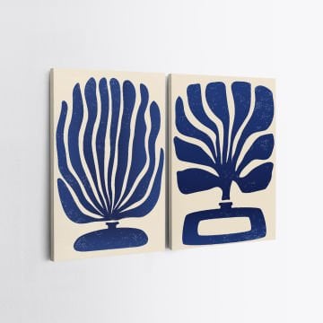 2 Parçalı Kanvas Tablo