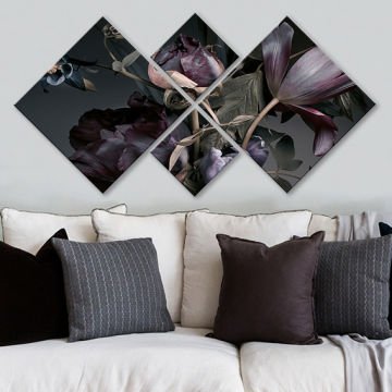 4 Parçalı Mdf Tablo 40cm x 40cm
