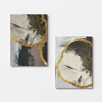 2 Parçalı Kanvas Tablo