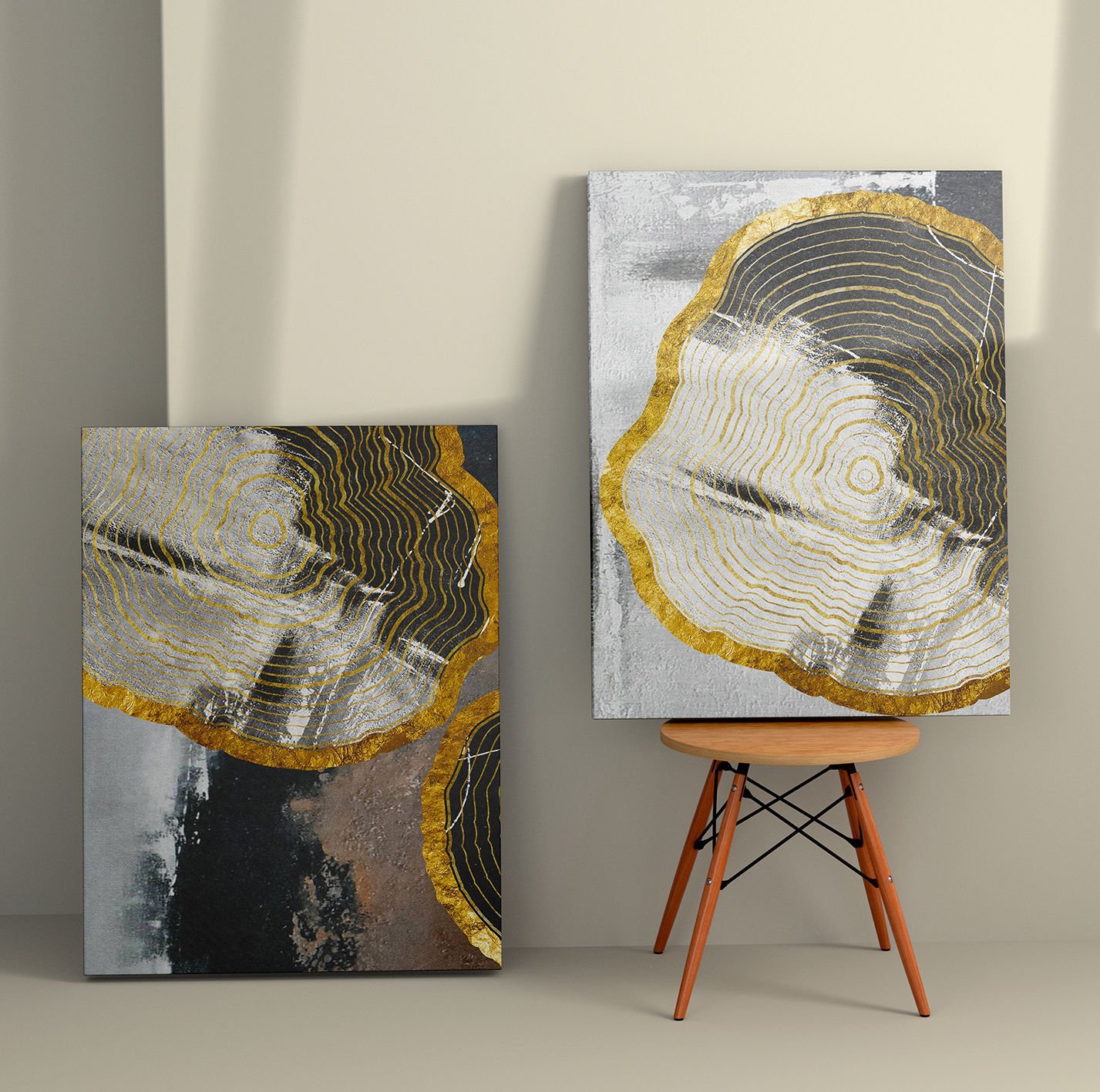 2 Parçalı Kanvas Tablo