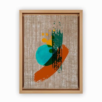 Naturel L Çerçeveli Tablo 96cm x 136cm