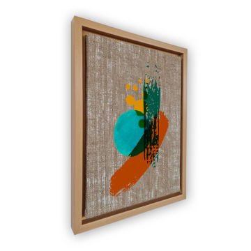 Naturel L Çerçeveli Tablo 96cm x 136cm