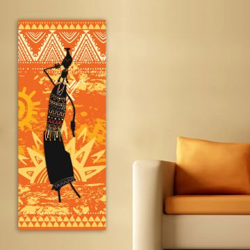 Dikey Kanvas Tablo 60cm x140cm