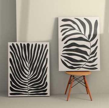 2 Parçalı Kanvas Tablo