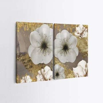 2 Parçalı Kanvas Tablo