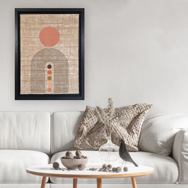 Siyah L Çerçeveli Tablo