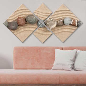 4 Parçalı Mdf Tablo 40cm x 40cm