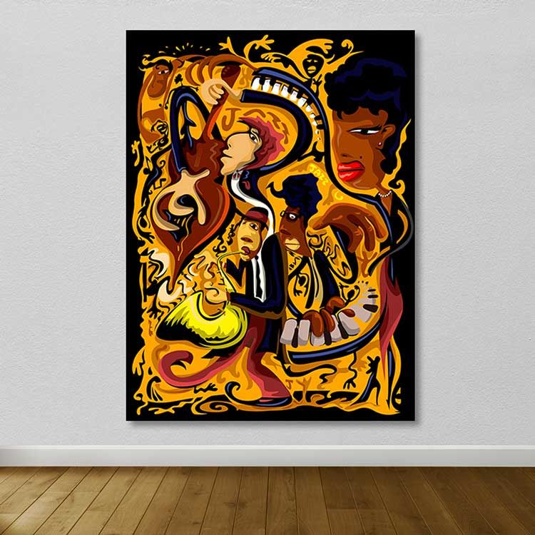 Dev Boyut Kanvas Tablo 100cm x 140cm