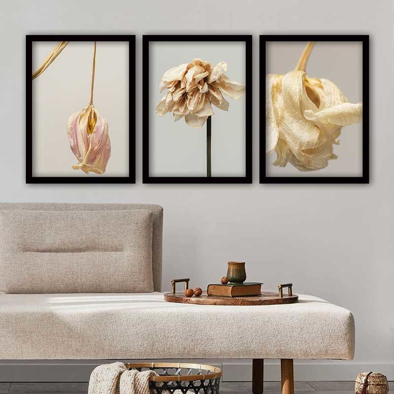 3 Parçalı Çerçeveli Tablo