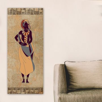Dikey Kanvas Tablo 30cm x 90cm