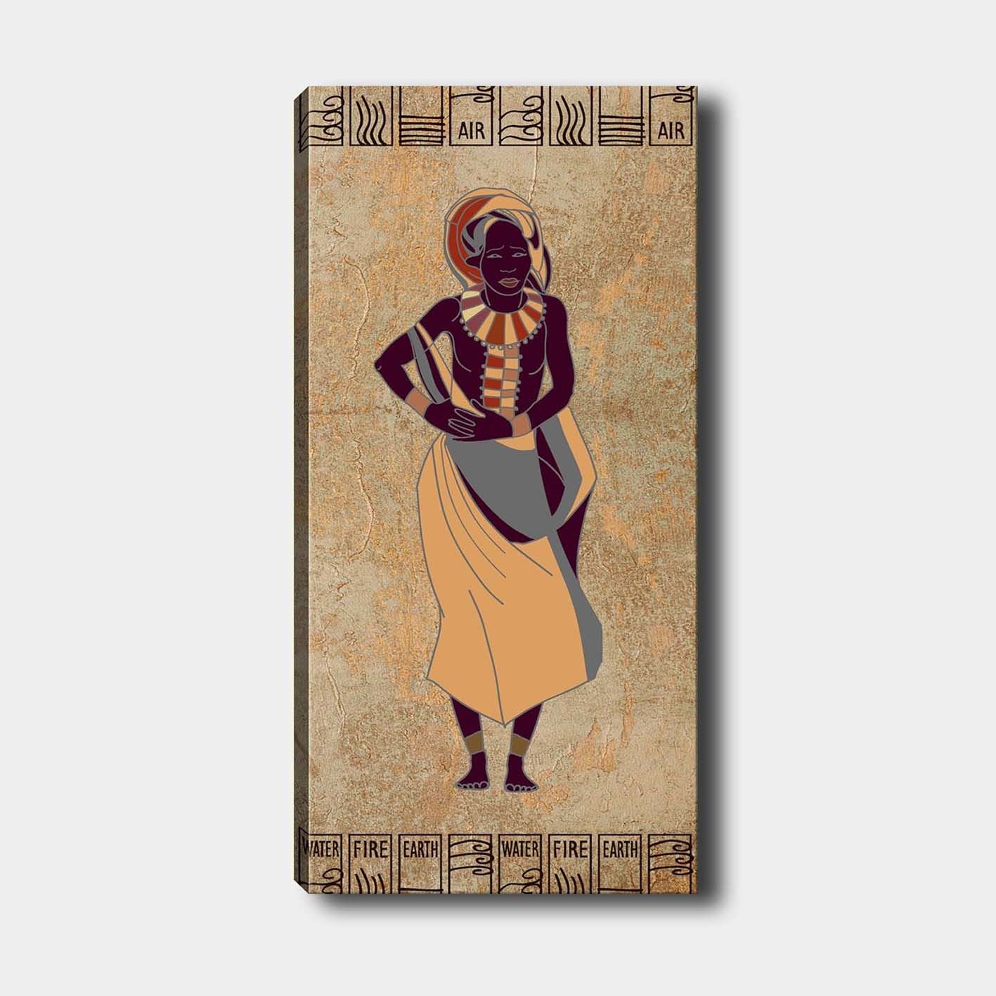Dikey Kanvas Tablo 30cm x 90cm