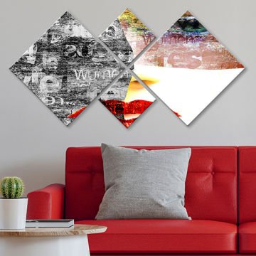 4 Parçalı Mdf Tablo 40cm x 40cm