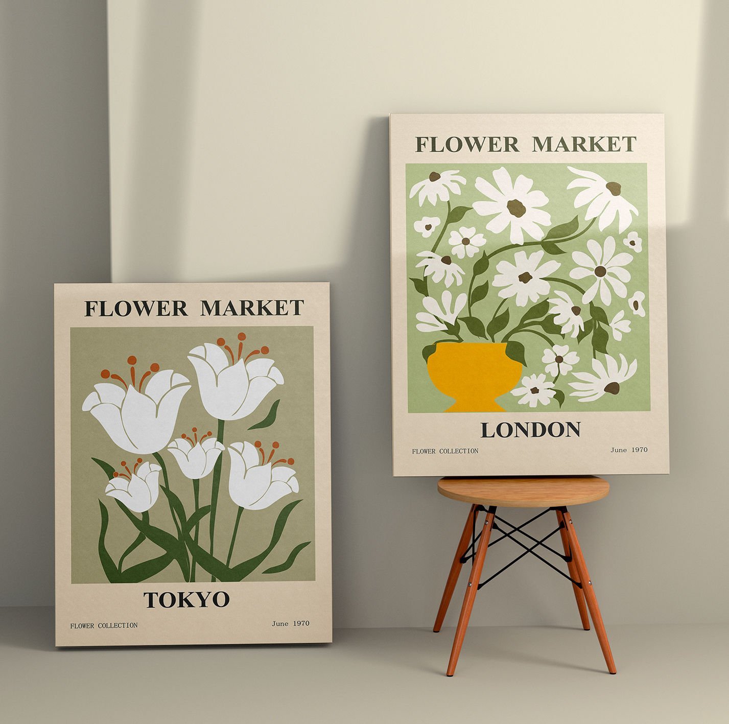 2 Parçalı Kanvas Tablo