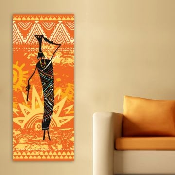 Dikey Kanvas Tablo 40cm x 100cm