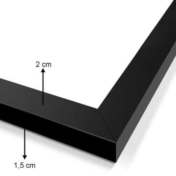 Siyah Çerçeveli Tablolar 55cm x 75cm