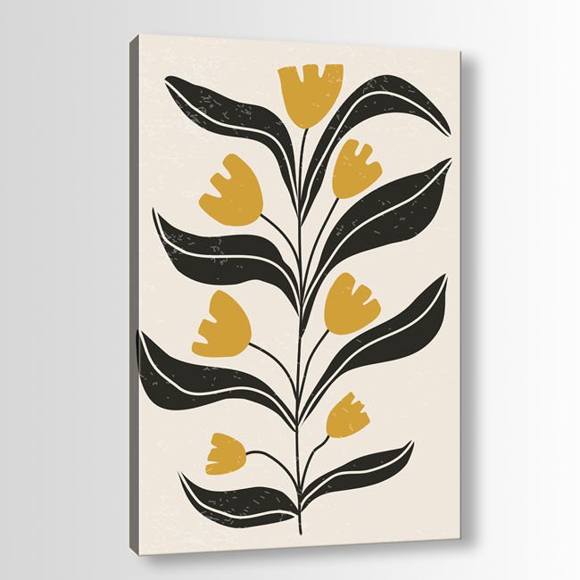 Çiçek Kanvas Tablo 90cm x 130cm