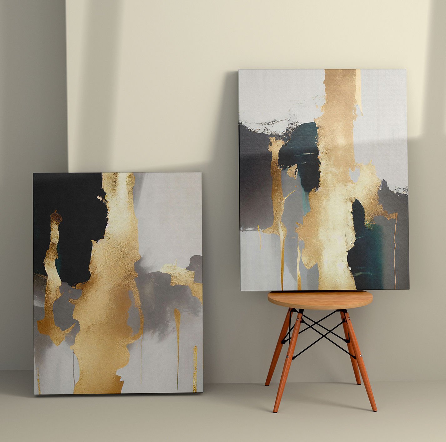 2 Parçalı Kanvas Tablo